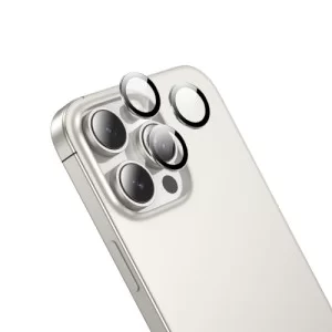 Защитные Линзы Hoco V15 Invisible For Apple iPhone 16 Pro Max [Titanium-Gold]
